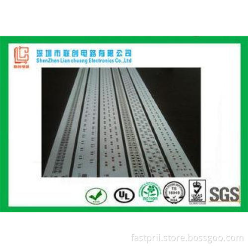 Striplight 1.0mm Aluminum PCB OSP white solder mask black